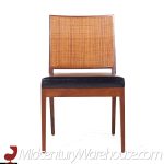 Stewart Macdougall for Glenn of California Mid Century Walnut and Cane Dining Chairs - Set of 6