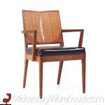 Stewart Macdougall for Glenn of California Mid Century Walnut and Cane Dining Chairs - Set of 6