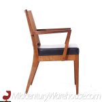 Stewart Macdougall for Glenn of California Mid Century Walnut and Cane Dining Chairs - Set of 6