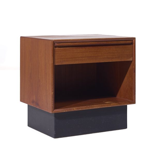 Westnofa Mid Century Danish Teak Single Drawer Nightstand