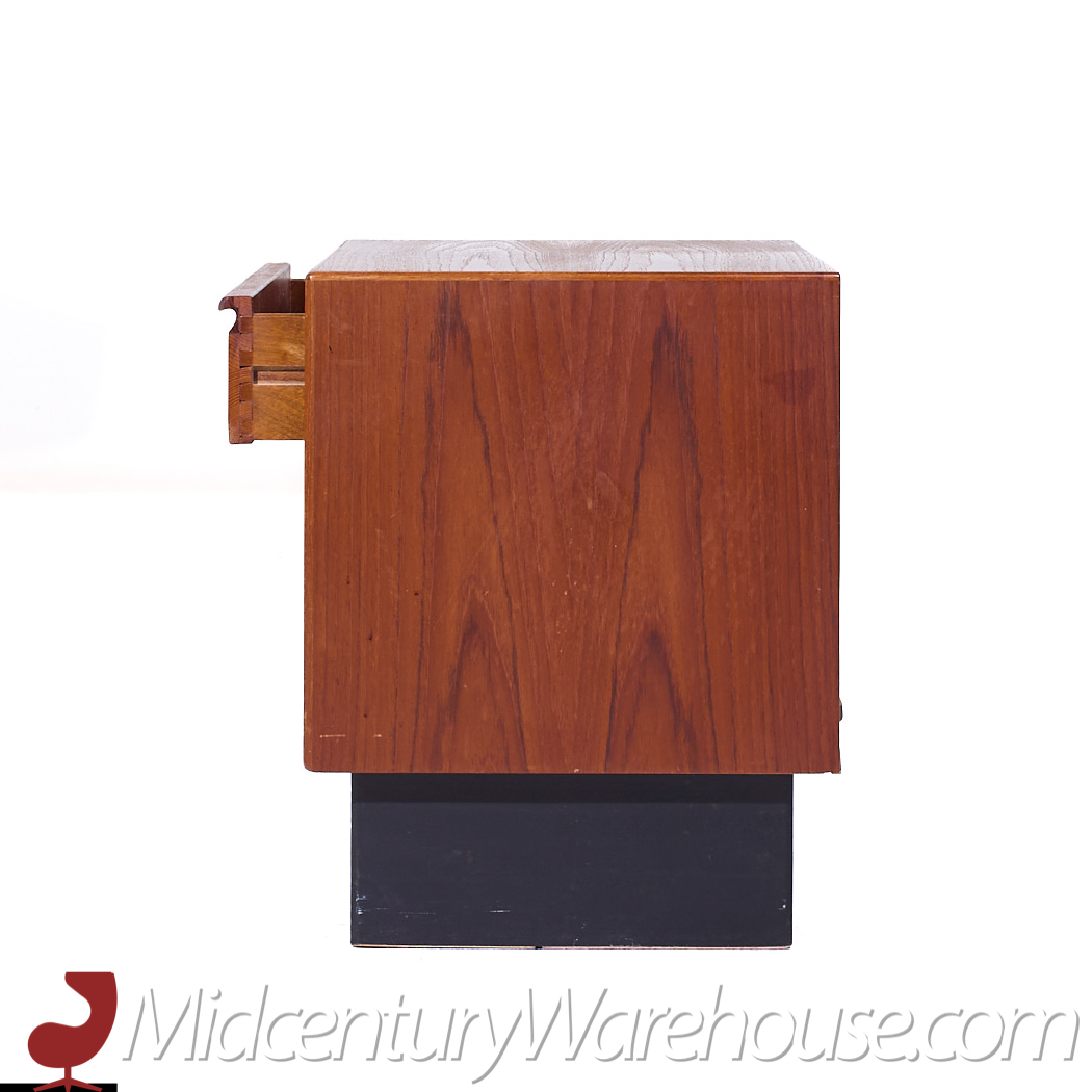 Westnofa Mid Century Danish Teak Single Drawer Nightstand