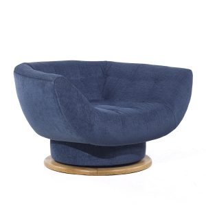 adrian pearsall mid century tub swivel lounge chair