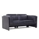 Afra and Tobia Scarpa for Cassina Mid Century Italian Leather Sofa