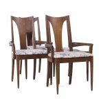 Broyhill Brasilia Mid Century Walnut Dining Chairs - Set of 4