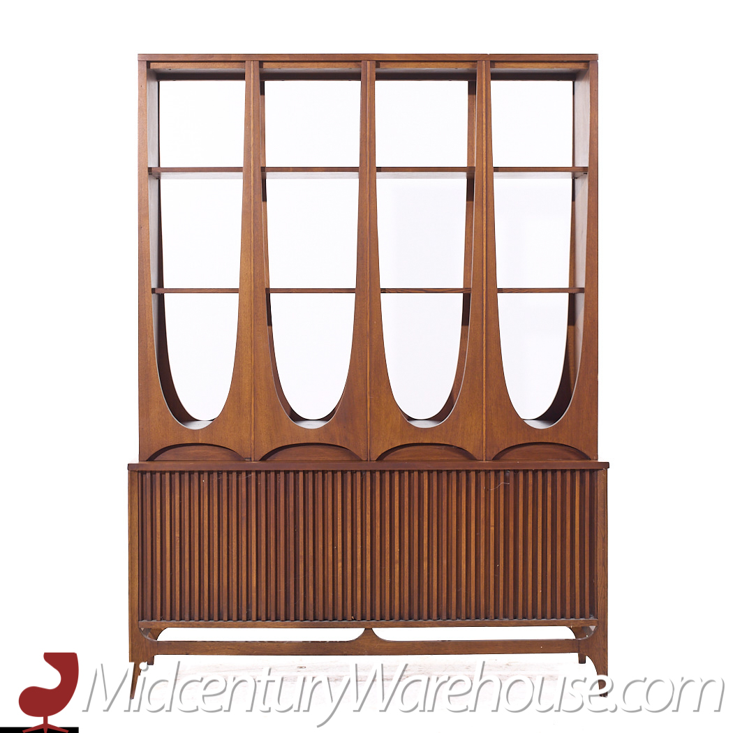 Broyhill Brasilia Mid Century Walnut Room Divider