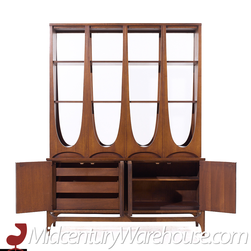 Broyhill Brasilia Mid Century Walnut Room Divider