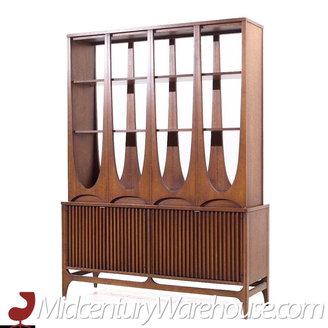 Broyhill Brasilia Mid Century Walnut Room Divider