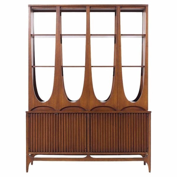 Broyhill Brasilia Mid Century Walnut Room Divider