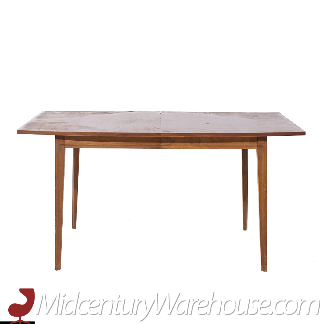 Broyhill Forward 70 Mid Century Walnut Dining Table with 3 Leaves