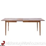 Broyhill Forward 70 Mid Century Walnut Dining Table with 3 Leaves