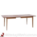 Broyhill Forward 70 Mid Century Walnut Dining Table with 3 Leaves