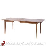 Broyhill Forward 70 Mid Century Walnut Dining Table with 3 Leaves