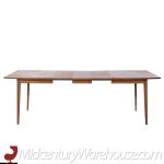 Broyhill Forward 70 Mid Century Walnut Dining Table with 3 Leaves