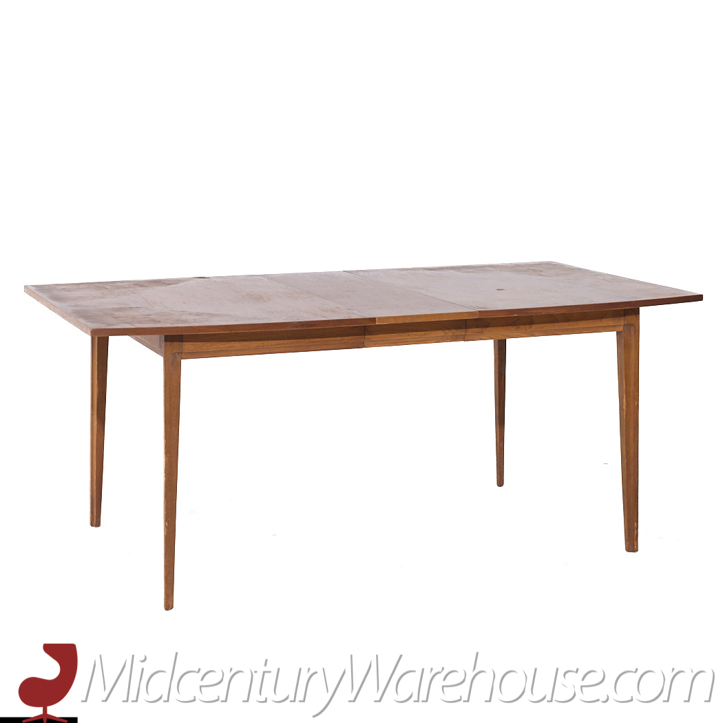 Broyhill Forward 70 Mid Century Walnut Dining Table with 3 Leaves