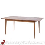 Broyhill Forward 70 Mid Century Walnut Dining Table with 3 Leaves