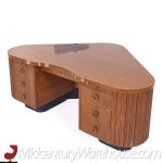 Frank Fletcher for Fletcher California Aviation Mid Century Executive Desk