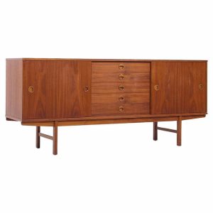 dux mid century danish teak credenza