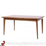 Dux Mid Century Swedish Teak Hidden Leaf Dining Table