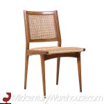 Dux Mid Century Swedish Walnut and Cane Dining Chairs - Set of 6