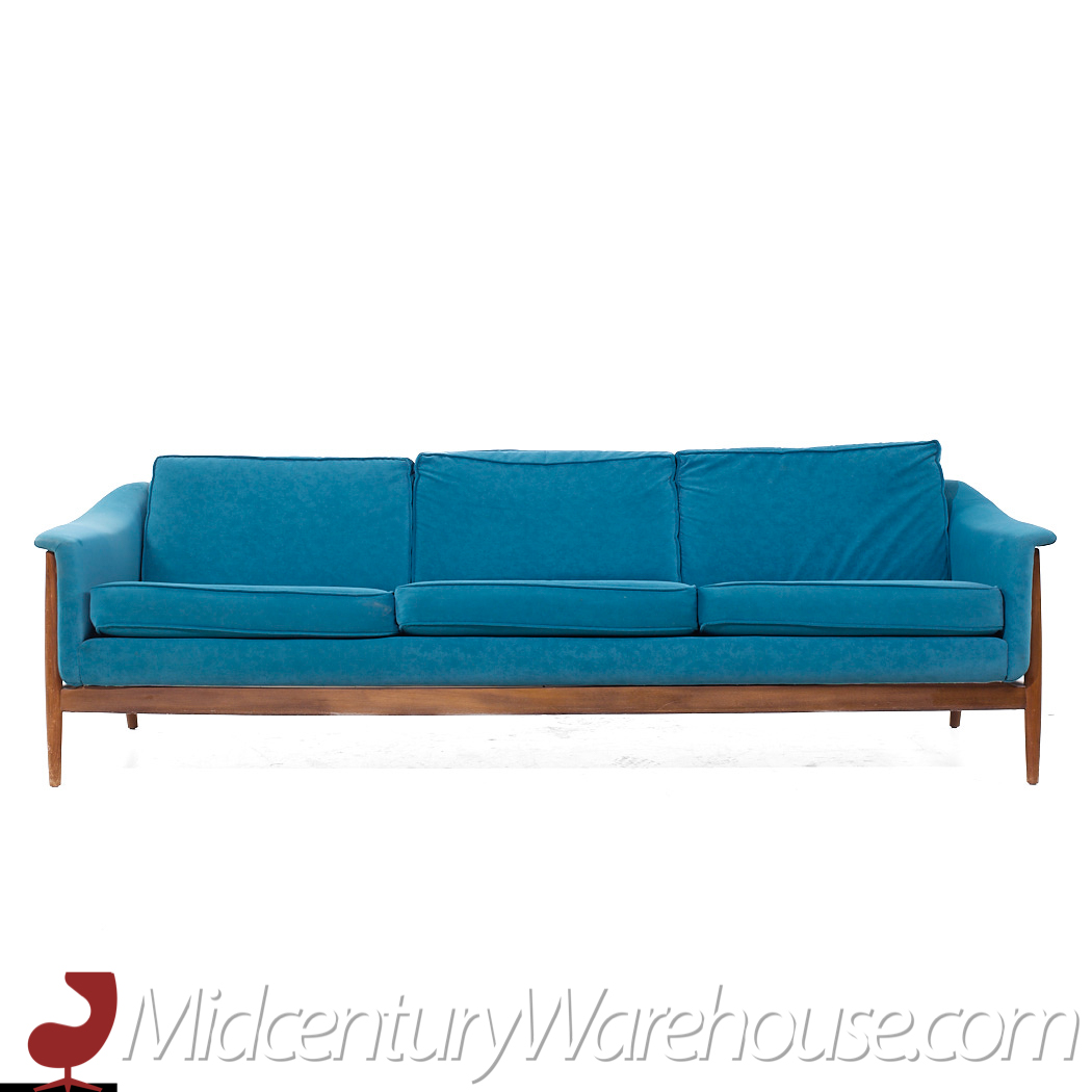 Folke Ohlsson for Dux Mid Century Swedish Teak Sofa