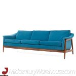 Folke Ohlsson for Dux Mid Century Swedish Teak Sofa