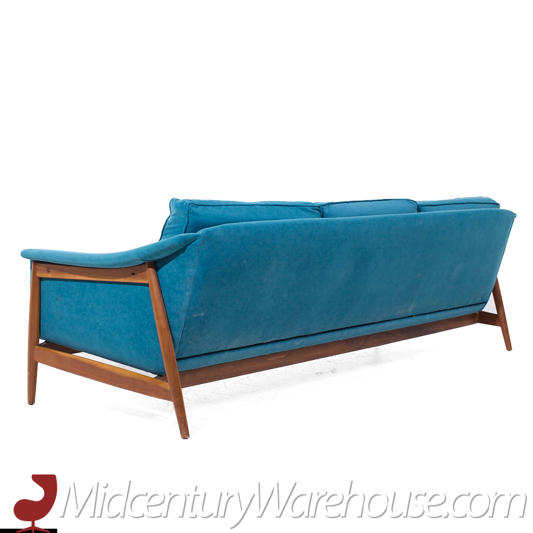 Folke Ohlsson for Dux Mid Century Swedish Teak Sofa