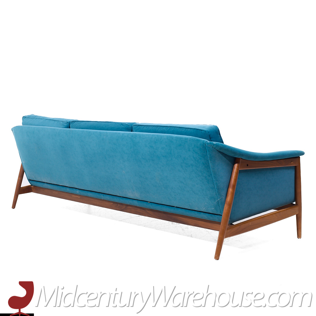 Folke Ohlsson for Dux Mid Century Swedish Teak Sofa