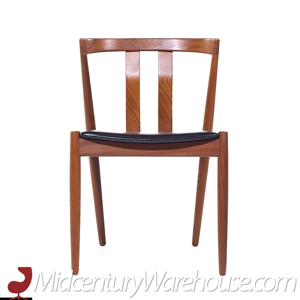 Folke Ohlsson for Dux Mid Century Teak Wishbone Dining Chairs - Set of 6