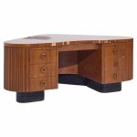 Frank Fletcher for Fletcher California Aviation Mid Century Executive Desk