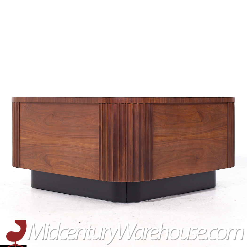 Frank Fletcher for Fletcher California Aviation Mid Century Executive Desk