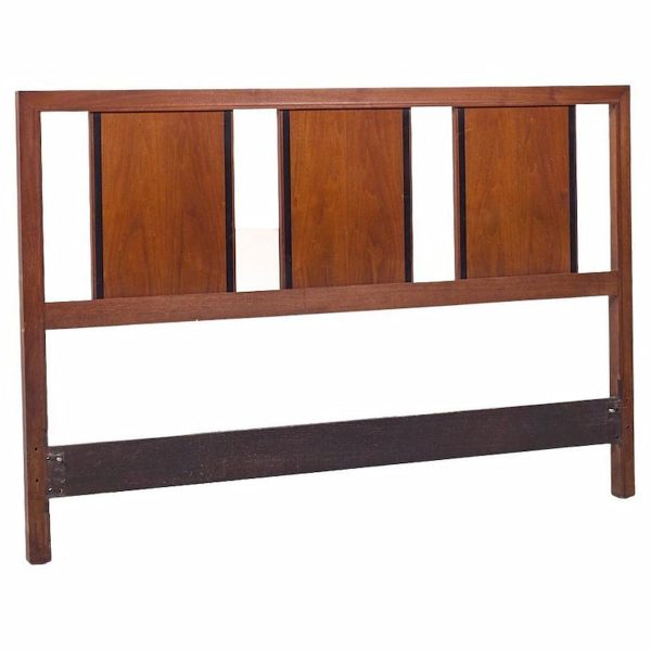 glenn of california mid century walnut full headboard