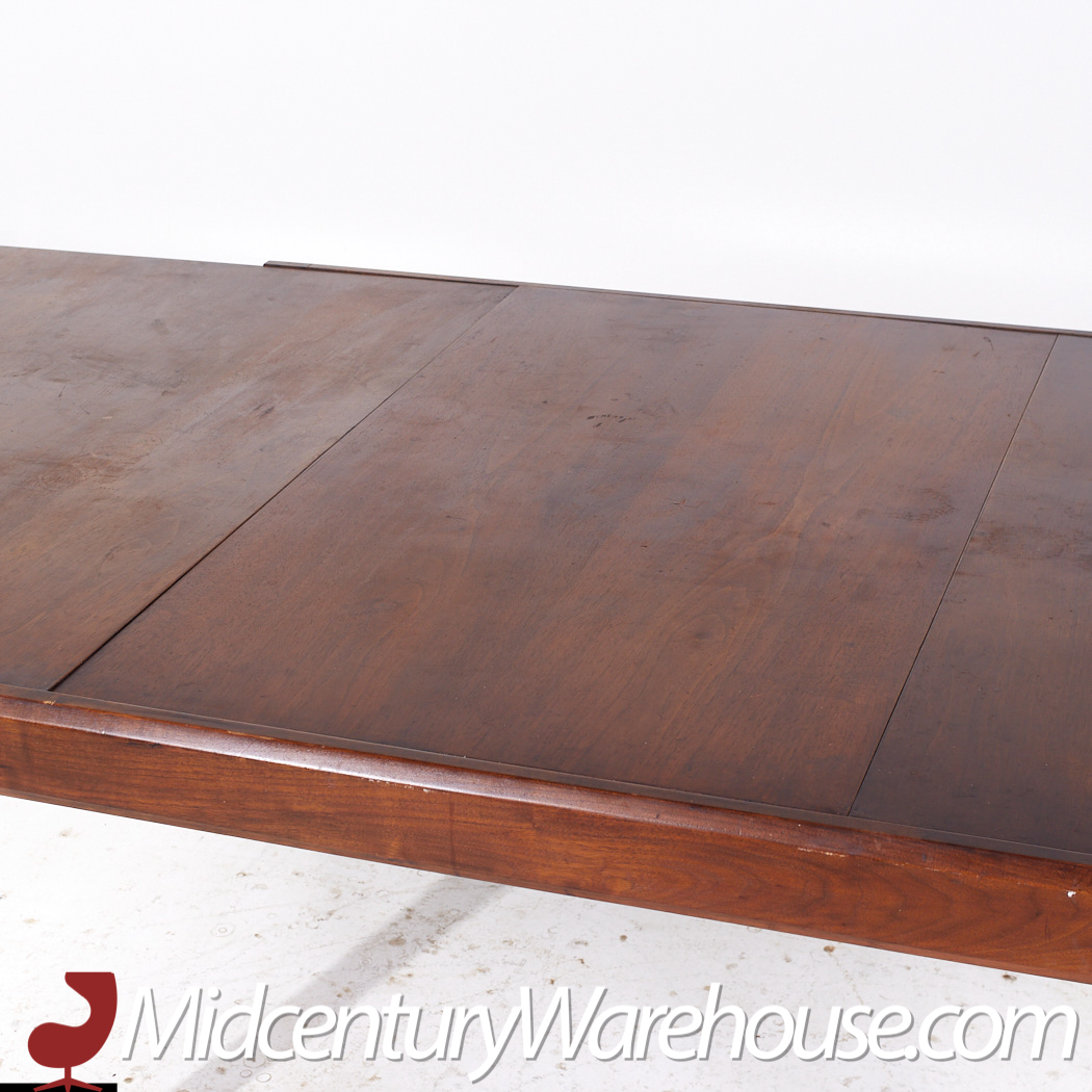 Glenn of California Mid Century Walnut Hidden Leaf Dining Table