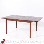 Glenn of California Mid Century Walnut Hidden Leaf Dining Table