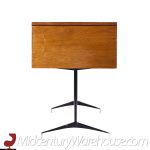 Imperial Mid Century Walnut and Chrome Credenza