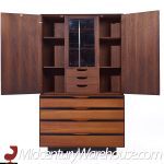 John Kapel for Glenn of California Mid Century Walnut Armoire