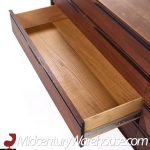 John Kapel for Glenn of California Mid Century Walnut Lowboy Dresser