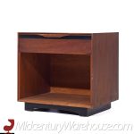 John Kapel for Glenn of California Mid Century Walnut Nightstands - Pair