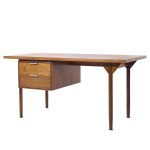 John Stuart Mid Century Walnut Desk