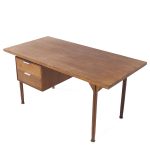 John Stuart Mid Century Walnut Desk