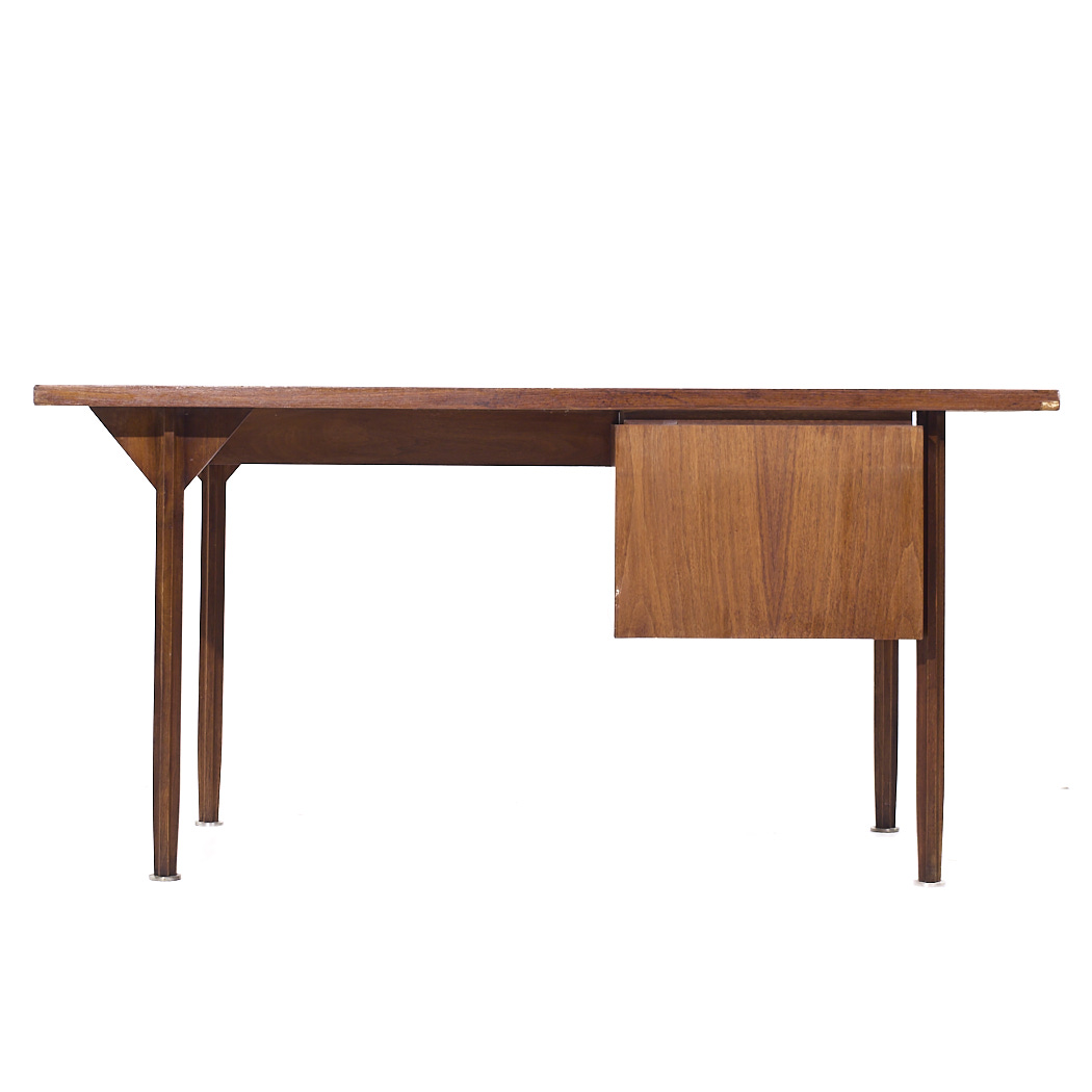 John Stuart Mid Century Walnut Desk