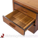 Kipp Stewart for Directional by Calvin Mid Century Walnut Executive Desk