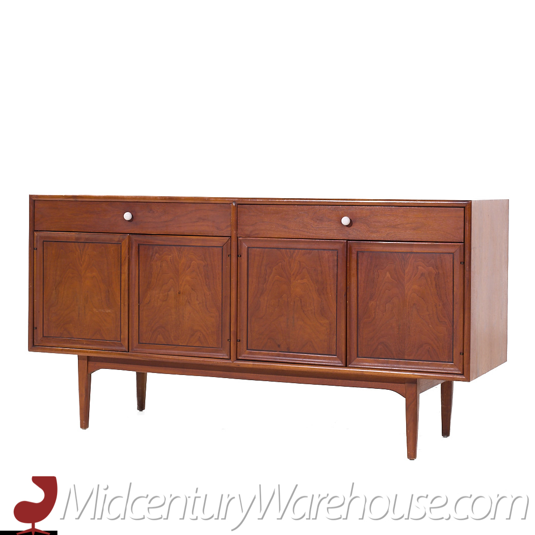 Kipp Stewart for Drexel Declaration Mid Century Walnut Credenza