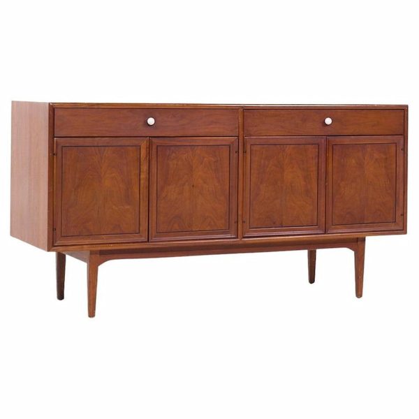 kipp stewart for drexel declaration mid century walnut credenza