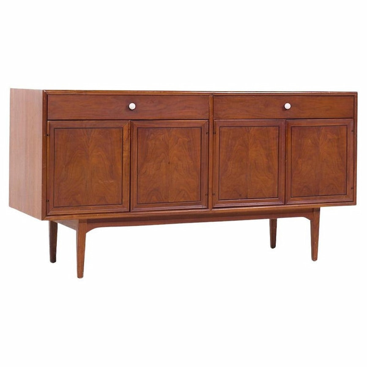 Kipp Stewart for Drexel Declaration Mid Century Walnut Credenza