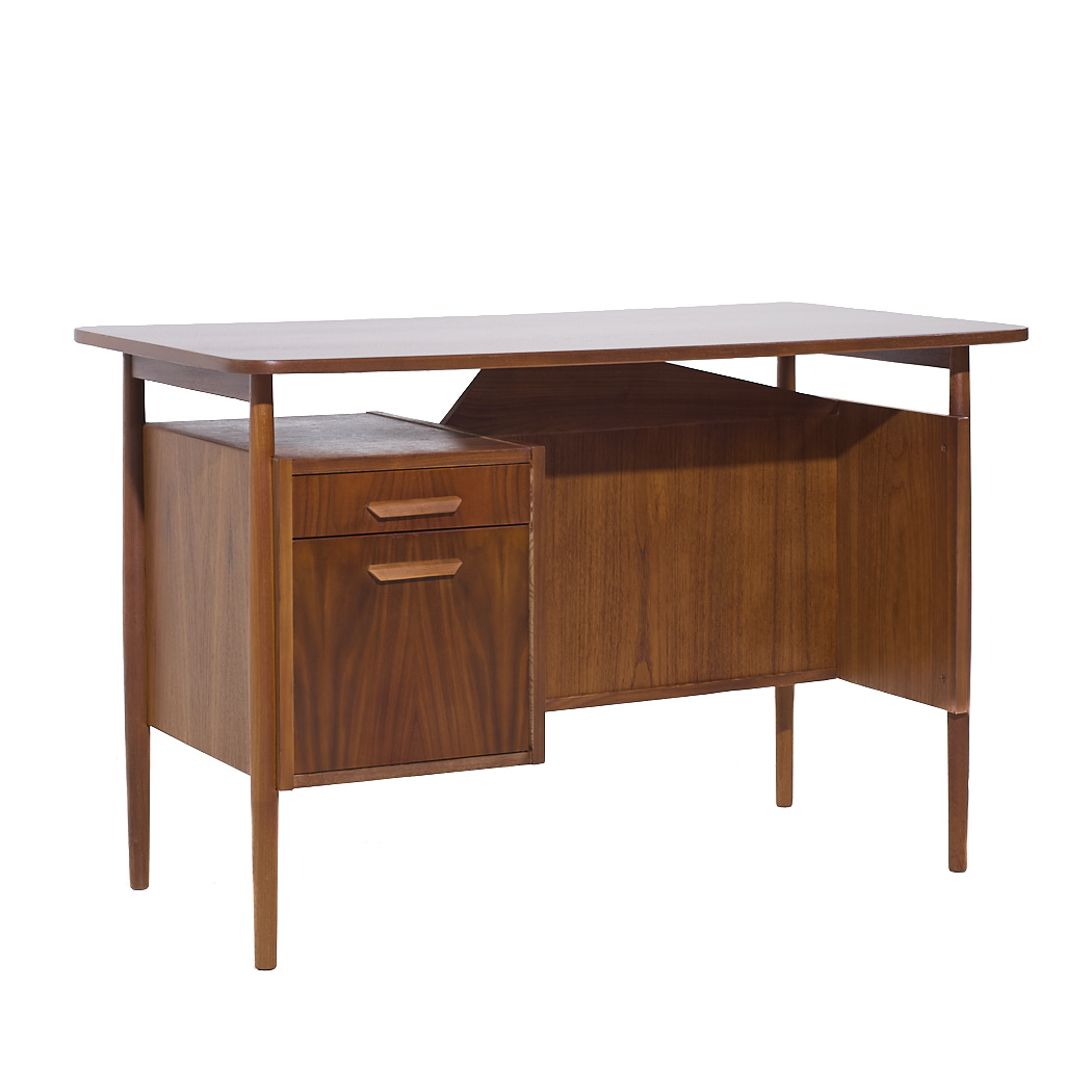 Maurice Villency Mid Century Danish Teak Petite Desk