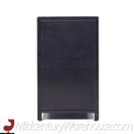 Michael Taylor for Baker Mid Century Ebonized Cane Front Credenza