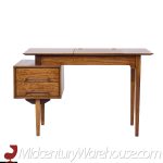 Milo Baughman for Drexel Perspective Mid Century Walnut Vanity Desk