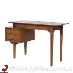 Milo Baughman for Drexel Perspective Mid Century Walnut Vanity Desk