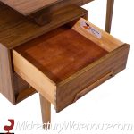 Milo Baughman for Drexel Perspective Mid Century Walnut Vanity Desk