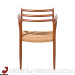 Niels Moller Model 78 and 62 Mid Century Danish Teak and Paper Cord Dining Chairs - Set of 6